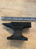 Chevrolet Anvil Paperweight Cast Iron Patina Blacksmith Chevy Metal Collector 1+LBS