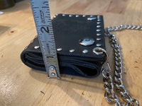 Live 2 Ride Genuine Cow Leather Wallet with Chain Harley Davidson Biker Collector Gear